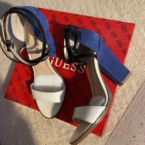 Guess Sileno dress shoes. Gently worn. Faux leather with snakeskin suede detail